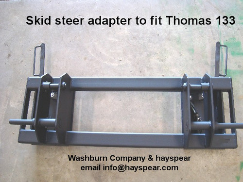 Quick Hitch Adapter Thomas 133 to Skid Steer Attachments