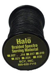BCY Halo Braided .014 Serving Black Bowstring Material