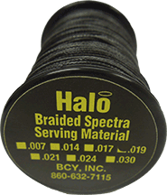 BCY Halo Braided .019 Serving Black Bowstring Material