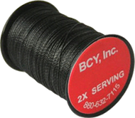 BCY #2X Serving .015 Black Bowstring Material