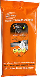 DDW Field Wash Cloths PDQ Scent Eliminator