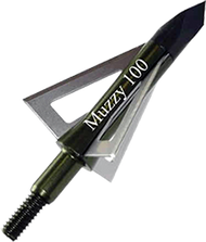 Muzzy 100gr 3 Blade 1 3/16" Crossbow Broadhead - 6 Pack