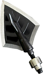 DRT Black 100gr Broadhead Double Bevel - 3 Pack