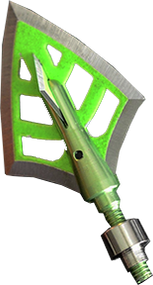 DRT Green 100gr Broadhead Double Bevel - 3 Pack