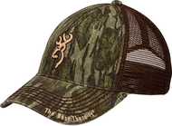 Browning Bozeman Brown Cap w/Mossy Oak Bottomland Camo