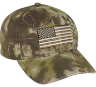 Outdoor Cap Kryptek USA Flag Baseball Hat Highlander Camo