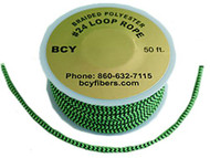 BCY D-Loop Rope  #24 1 Meter Green/Black Bowstring Material