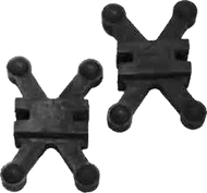Bow Jax Revelation Split Limb Black Dampener - 4 Pack