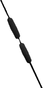 Bow Jax Black Speed String Silencers - 4 Pack