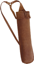 Western Vista Raider Leather Back Quiver