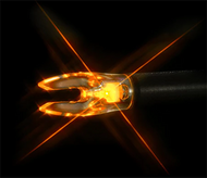 Nockturnal Fit Universal Orange Lighted Nock