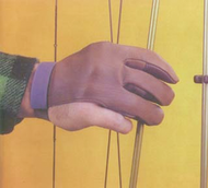 Damascus Shooting Gloves Large