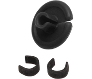 OMP String Love 2.0 Kisser Button 9/16" Black - 25 Pieces