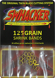 Swhacker 125gr Shrink Bands - 18 Pieces