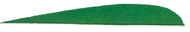 Trueflight Green 4" LW Feathers - 100 Pieces