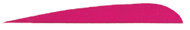 Trueflight Pink 4" LW Feathers - 100 Pieces