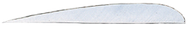 Trueflight White 4" LW Feathers - 100 Pieces