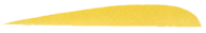 Trueflight Yellow 4" RW Feather - 100 Pieces