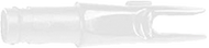 Easton 3D Super Uni Nocks White - 100 Pieces
