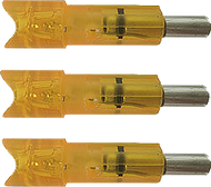 Lumenok Easton Carbon Bolt Crescent Nock - 3 Pack