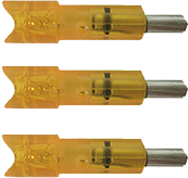 Lumenok GT Laser IV Cresent Nock - 3 Pack