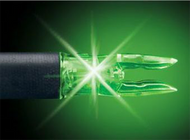 Rage Nockturnal Standard Lighted Green Nock - 3 Pack