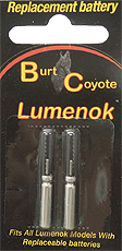Lumenok Replacement Battery for Bolt Ends - 2 Pack
