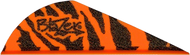 Bohning Blazer Vanes 2" Orange Tiger - 100 Pieces