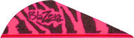 Bohning Blazer Vanes 2" Pink Tiger - 100 Pieces