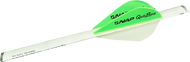 NAP 2" Speed Hunter Quikfletch White/Green/Green - 6 Pack