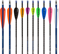 P-Fletch Red 3 7/8" EP40 - 100 Pieces