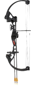 2015 Brave Youth Bow Black Right Hand w/Accessory Package
