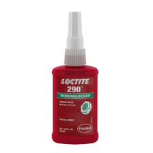 LOCITE 290 is a medium/high strength, wicking grade threadlocking adhesive that is ideal for locking preassembled fasteners.