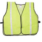 Lime Green Mesh Safety Vest W/ 1" Reflective Stripe