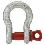 1/2" Galvanized Shackle with Screw Pin Crosby