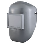 Welding Helmet Gray Thermal Plastic with Straight Chin