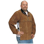 Large Leather Cape Sleeves W/20" Bib