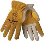 Tillman Grain Cowhide Drivers Gloves - Medium