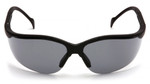 Pyramex Venture II Gray Hardcoat Lens w/Black Brow (pr)