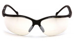 Pyramex Venture II Readers 2.00 Indoor/Outdoor Magnifier Hardcoat Lens w/Black Brow (pr)