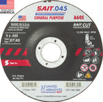 5x.045x7/8" Type 27 A/O Waffer CuttOff