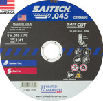 6x.045x7/8" Type 1 Saitech Cut Off Wheel