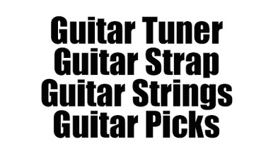 Guitar Accessory Add on Package