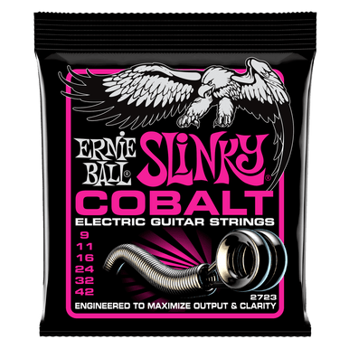 Ernie Ball Super Slinky Cobalt Electric Guitar Strings - 9-42 Gauge
