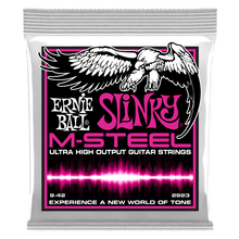 Ernie Ball Super Slinky M-Steel Electric Guitar Strings - 9-42 Gauge
