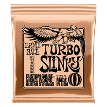 Ernie Ball Turbo Slinky Nickel Wound Electric Guitar Strings 9.5 - 46 Gauge