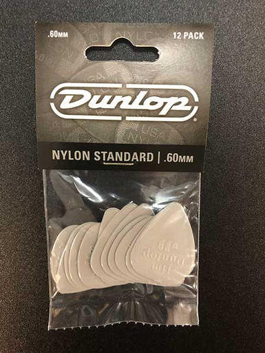 Jim Dunlop Nylon Standard Pick Pack 60mm