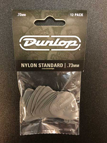 Jim Dunlop Nylon Standard Pick Pack 73mm 12 pack