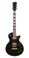 SX Les Paul set neck guitar in Gloss Black and Gold Hardware 