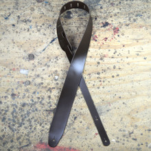 Brown 2.5" Leather Guitar Strap